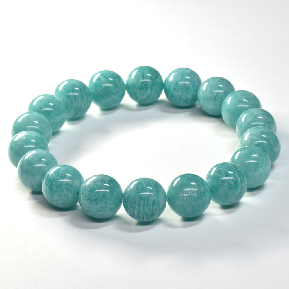 [限定販売] アマゾナイト ブレスレット 12mm #SJ040
