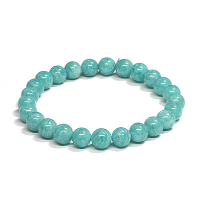 [限定販売] アマゾナイト ブレスレット 7.5-8mm #SJ045