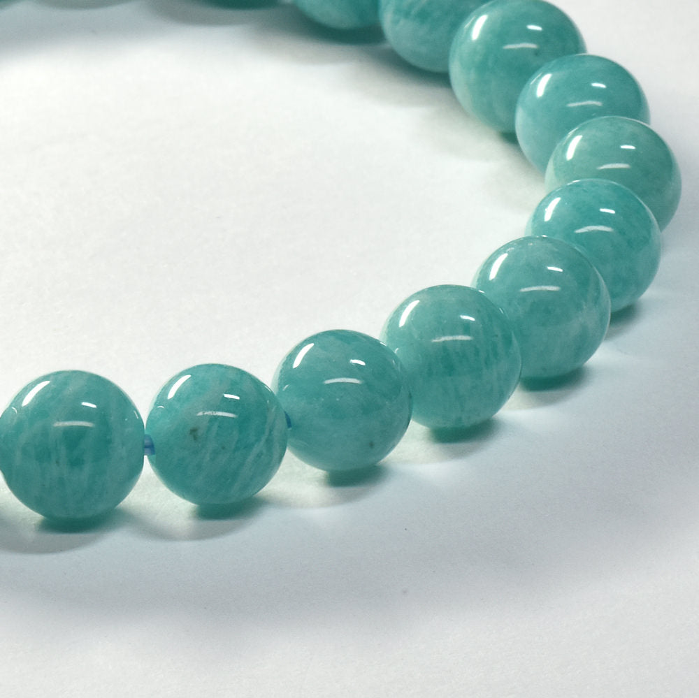 [限定販売] アマゾナイト ブレスレット 7.5-8mm #SJ045