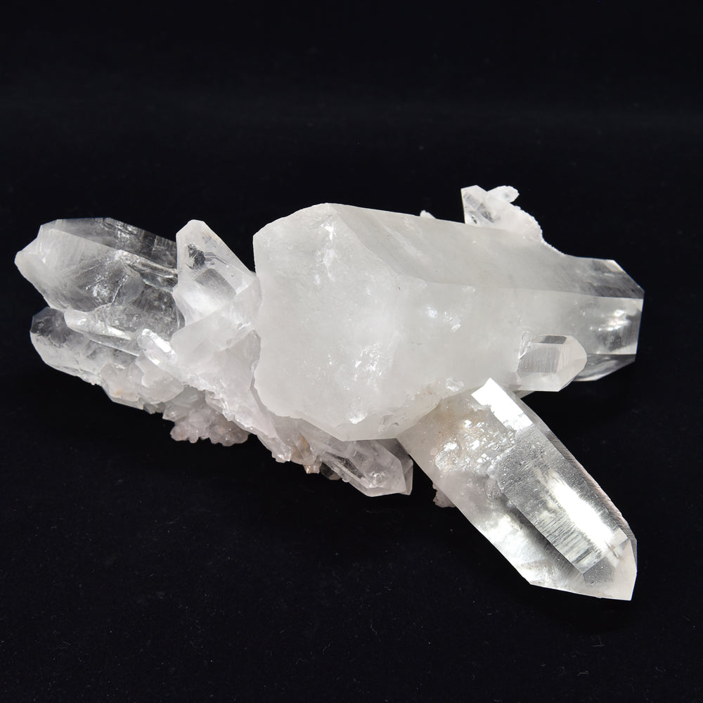 [限定販売] アメリカ・アーカンソー州産水晶 クラスター 160×80×103mm #SJ057