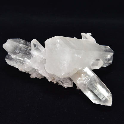 [限定販売] アメリカ・アーカンソー州産水晶 クラスター 160×80×103mm #SJ057