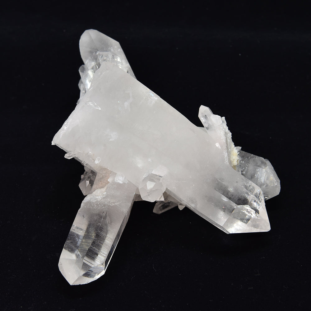 [限定販売] アメリカ・アーカンソー州産水晶 クラスター 160×80×103mm #SJ057