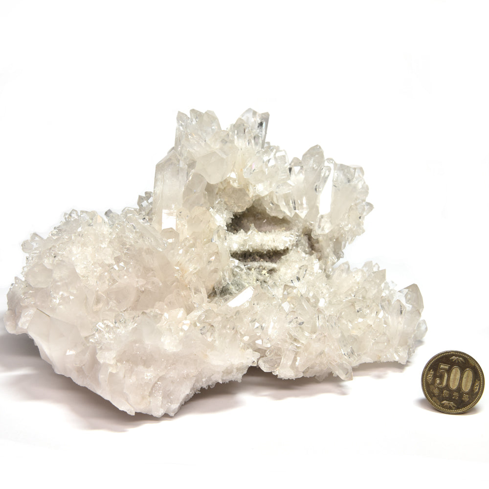 [限定販売] アメリカ・アーカンソー州産水晶 クラスター 195×170×110mm #SJ059