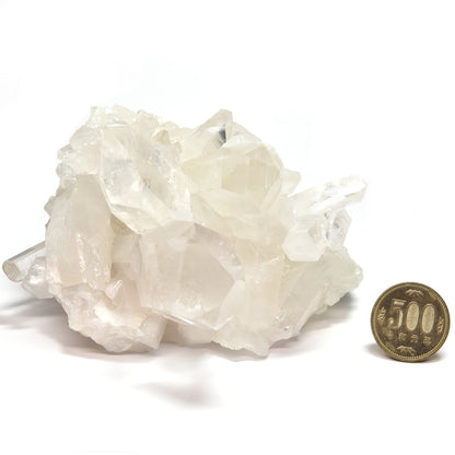 [限定販売] アメリカ・アーカンソー州産水晶 クラスター 125×115×75mm #SJ061
