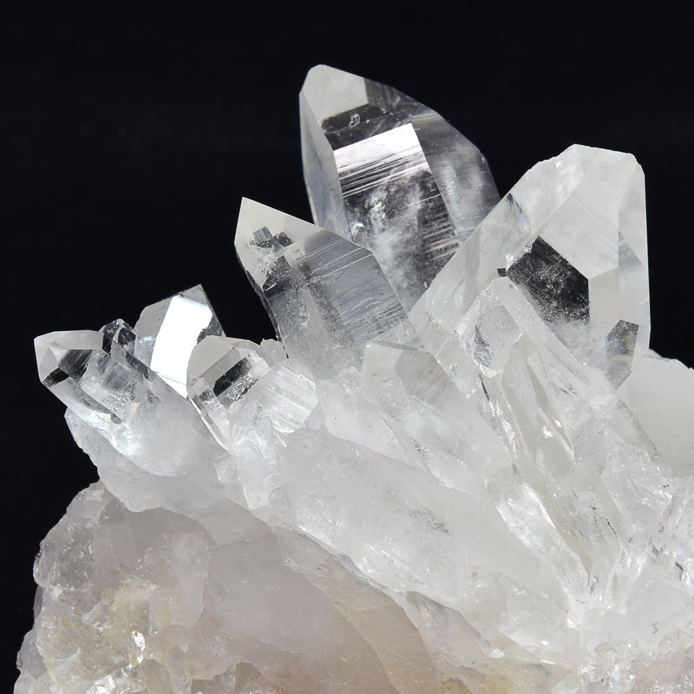 [限定販売] アメリカ・アーカンソー州産水晶 クラスター 125×115×75mm #SJ061