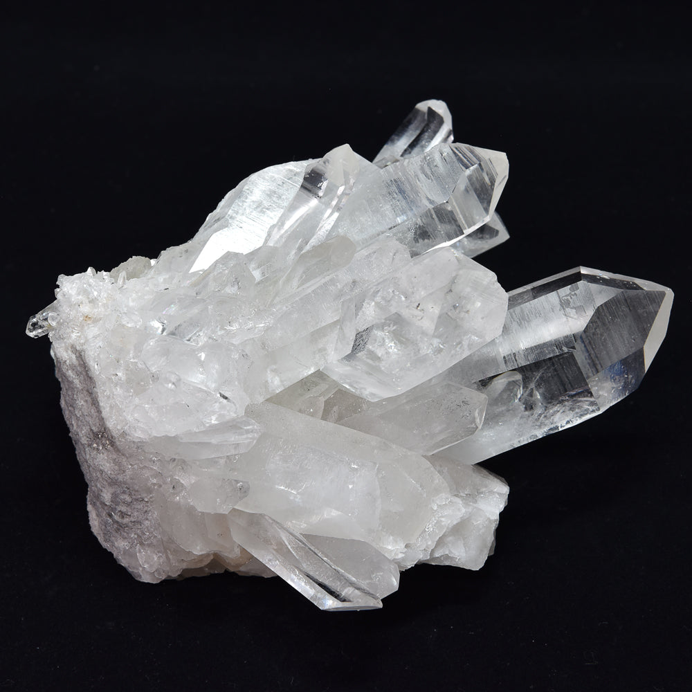 [限定販売] アメリカ・アーカンソー州産水晶 クラスター 125×115×75mm #SJ061