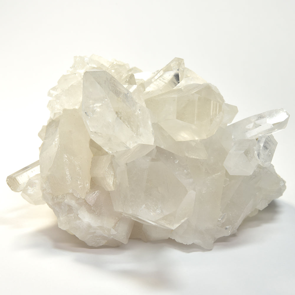 [限定販売] アメリカ・アーカンソー州産水晶 クラスター 125×115×75mm #SJ061