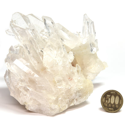 [限定販売] アメリカ・アーカンソー州産水晶 クラスター 140×100×100mm #SJ062