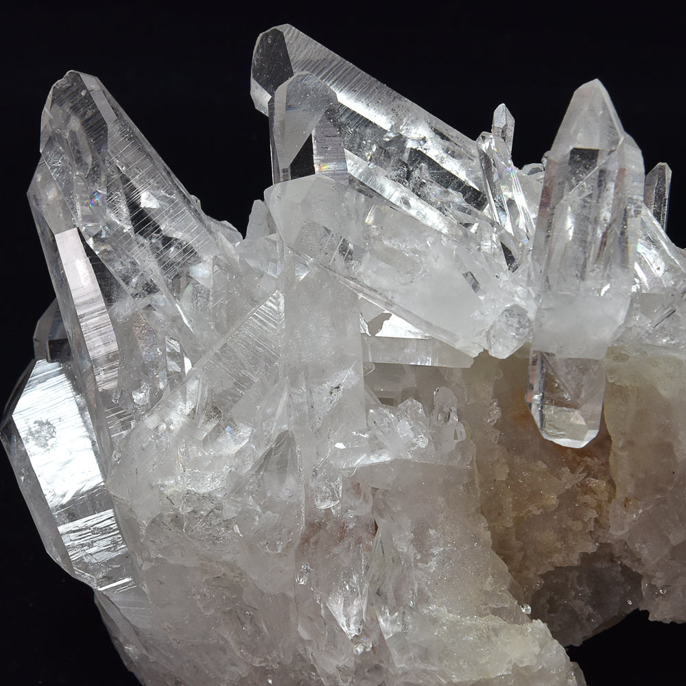 [限定販売] アメリカ・アーカンソー州産水晶 クラスター 140×100×100mm #SJ062