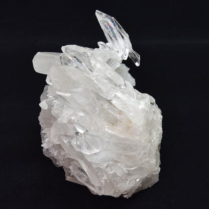[限定販売] アメリカ・アーカンソー州産水晶 クラスター 140×100×100mm #SJ062