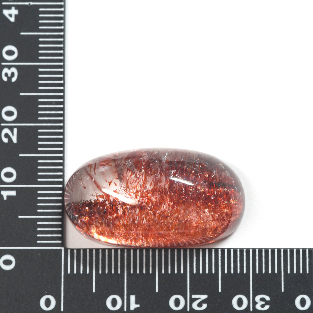 [限定販売] マダガスカル産 レピドクロサイトインクォーツ  ルース 47.27ct #SJ066