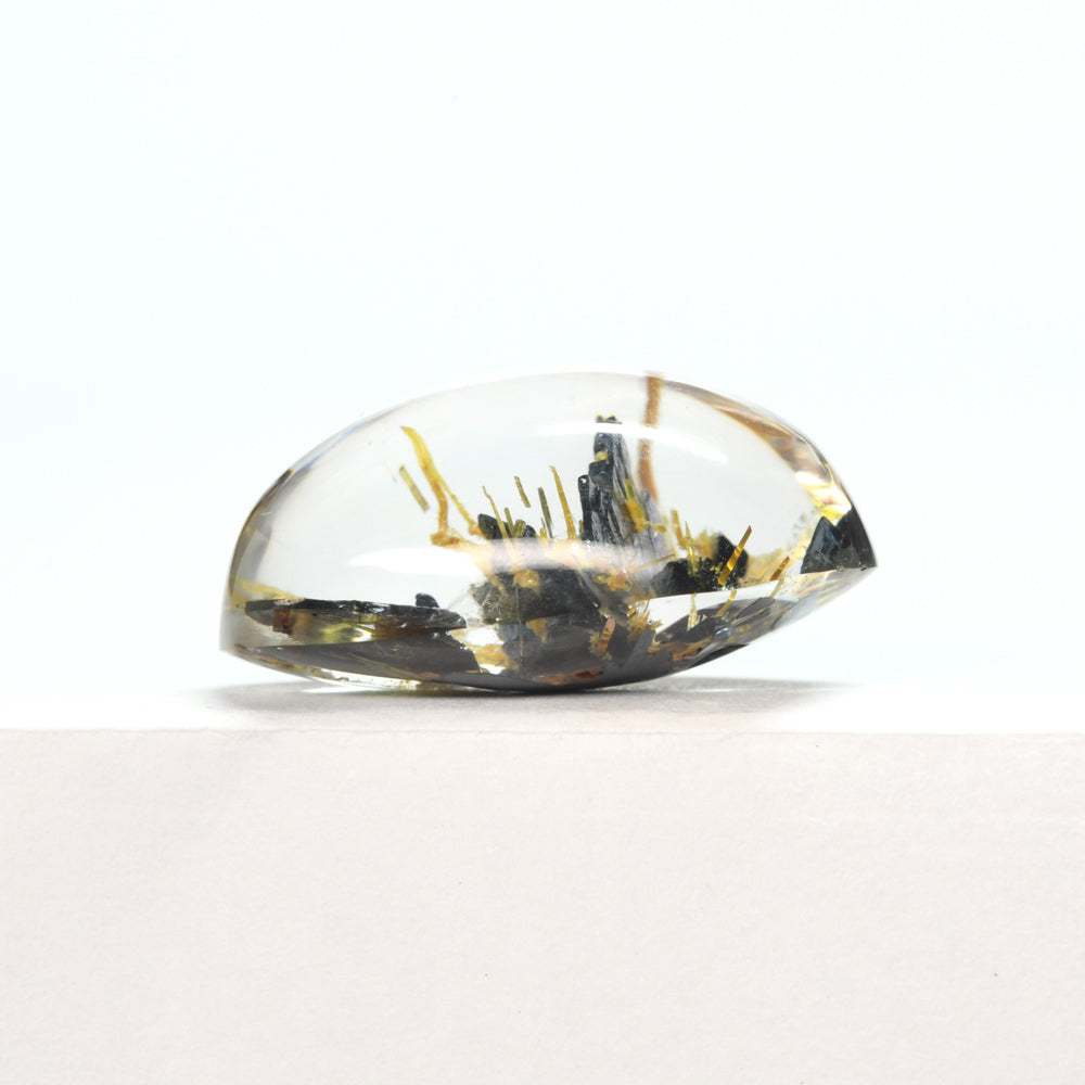 [限定販売] ブラジル産 放射タイチンルチルクォーツ  ルース 15.74ct #SJ077
