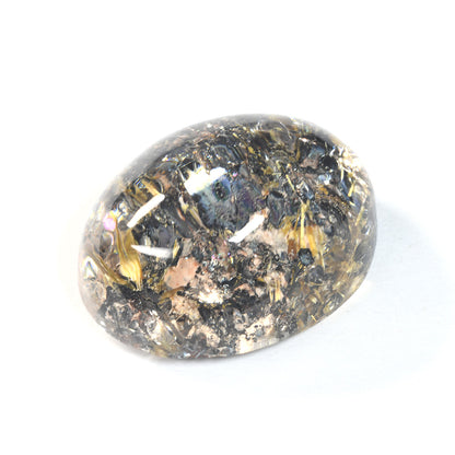 [限定販売] ブラジル産 放射タイチンルチルクォーツ  ルース 17.32ct #SJ078