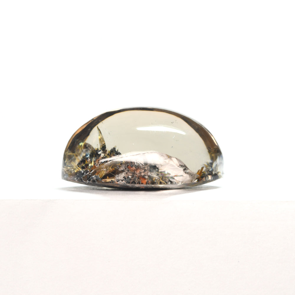 [限定販売] ブラジル産 放射タイチンルチルクォーツ  ルース 17.32ct #SJ078