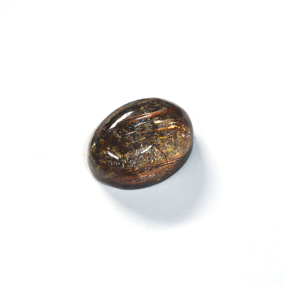 [限定販売] ブラジル産 ルチルクォーツ(スター入り)  ルース 4.41ct #SJ079