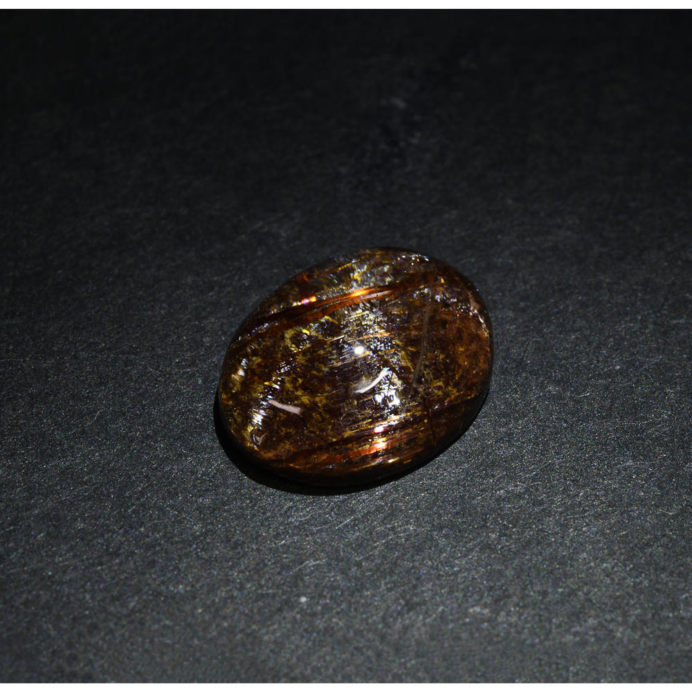 [限定販売] ブラジル産 ルチルクォーツ(スター入り)  ルース 4.41ct #SJ079