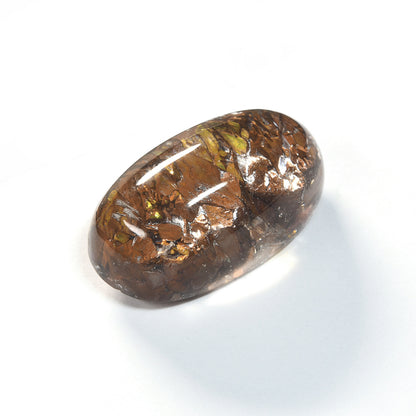 [限定販売] ブラジル産 パイライトアグリゲートインクォーツ  ルース 17.36ct #SJ082