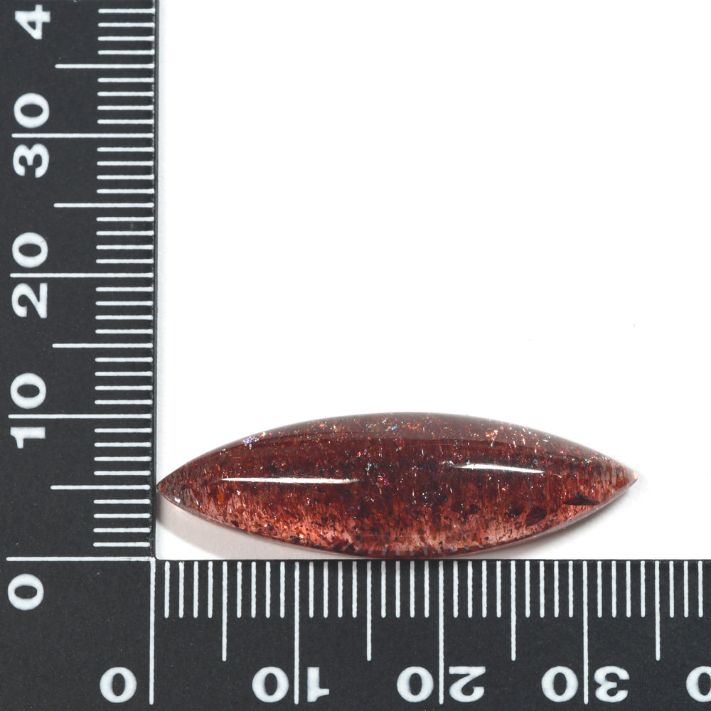 [限定販売] マダガスカル産 レピドクロサイトインクォーツ  ルース 15.25ct #SJ083