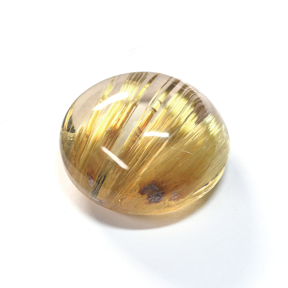 [限定販売] ブラジル産 タイチンルチルクォーツ  ルース 19.11ct #SJ091
