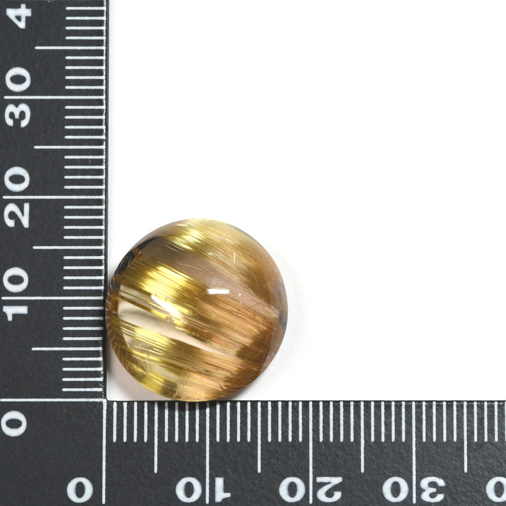 [限定販売] ブラジル産 タイチンルチルクォーツ  ルース 19.11ct #SJ091
