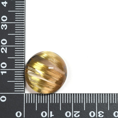 [限定販売] ブラジル産 タイチンルチルクォーツ  ルース 19.11ct #SJ091