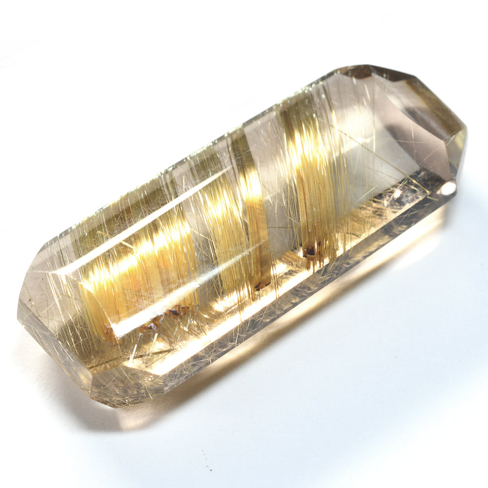 [限定販売] ブラジル産 タイチンルチルクォーツ  ルース 40.19ct #SJ092