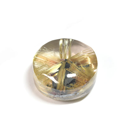 [限定販売] ブラジル産 放射ルチルクォーツ  ルース 20ct #SJ094