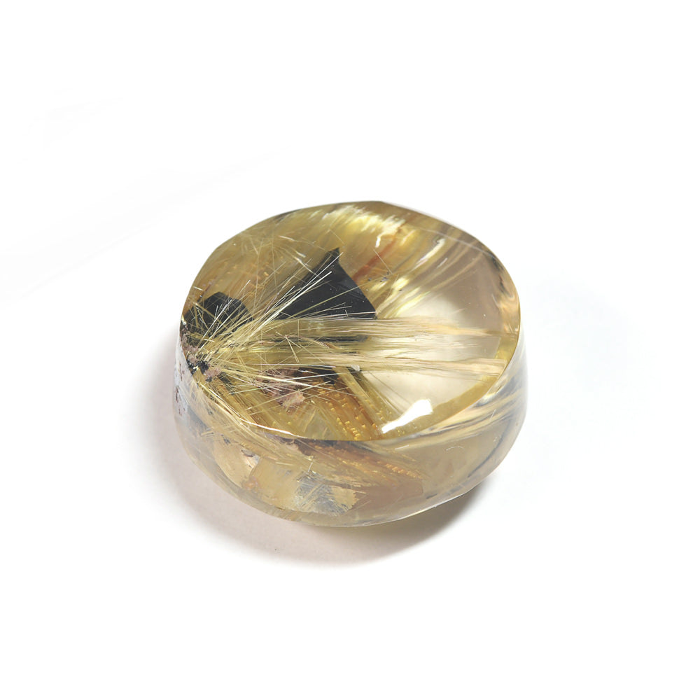 [限定販売] ブラジル産 放射ルチルクォーツ  ルース 20ct #SJ094