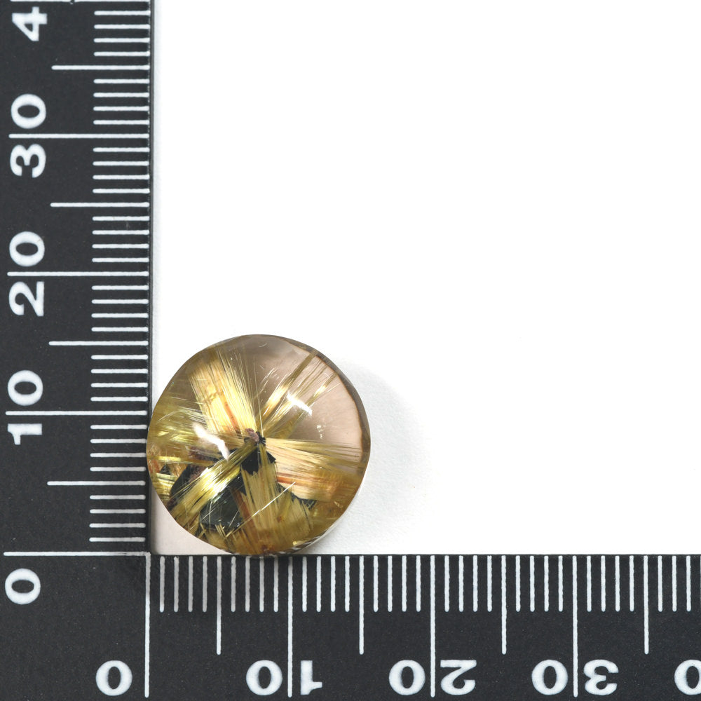 [限定販売] ブラジル産 放射ルチルクォーツ  ルース 20ct #SJ094