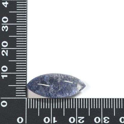 [限定販売] ブラジル産 デュモルチェライトインクォーツ  ルース 11.32ct #SJ095