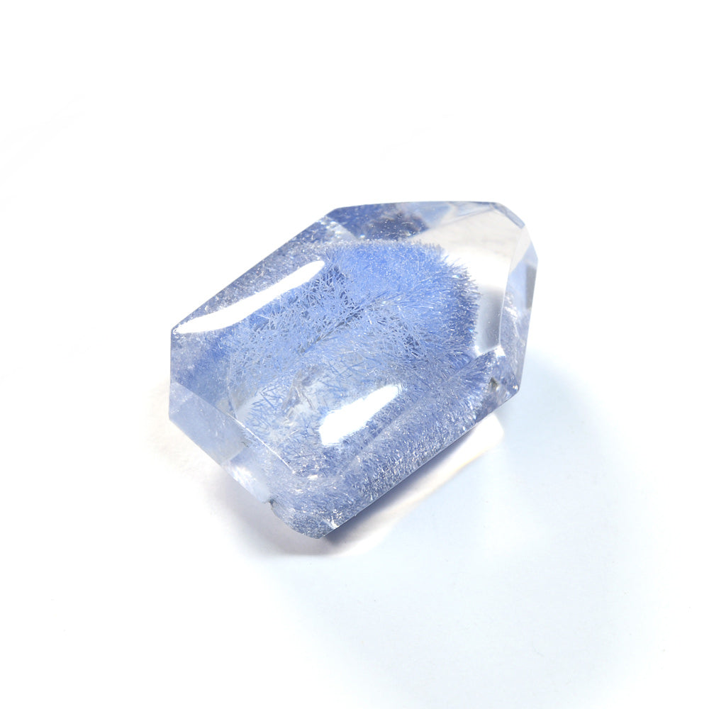 [限定販売] ブラジル産 デュモルチェライトインクォーツ  ルース 12.8ct #SJ096