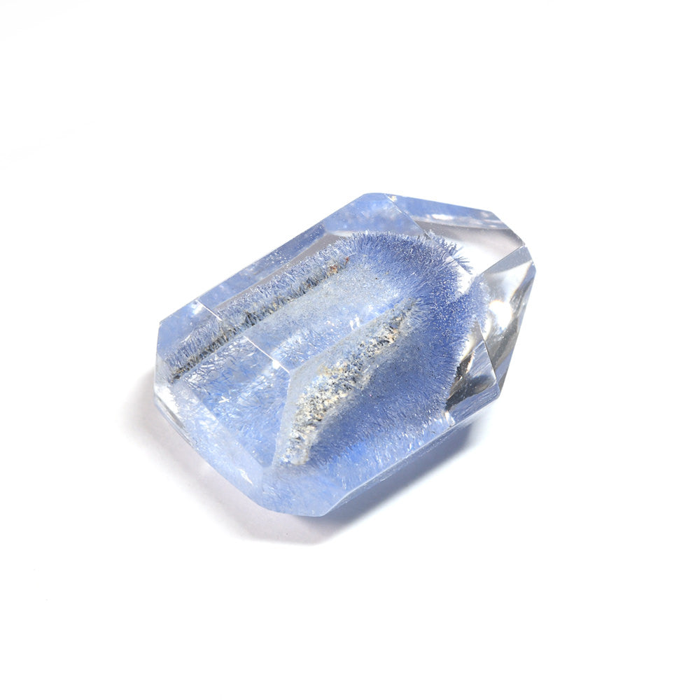 [限定販売] ブラジル産 デュモルチェライトインクォーツ  ルース 12.8ct #SJ096