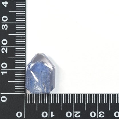 [限定販売] ブラジル産 デュモルチェライトインクォーツ  ルース 12.8ct #SJ096