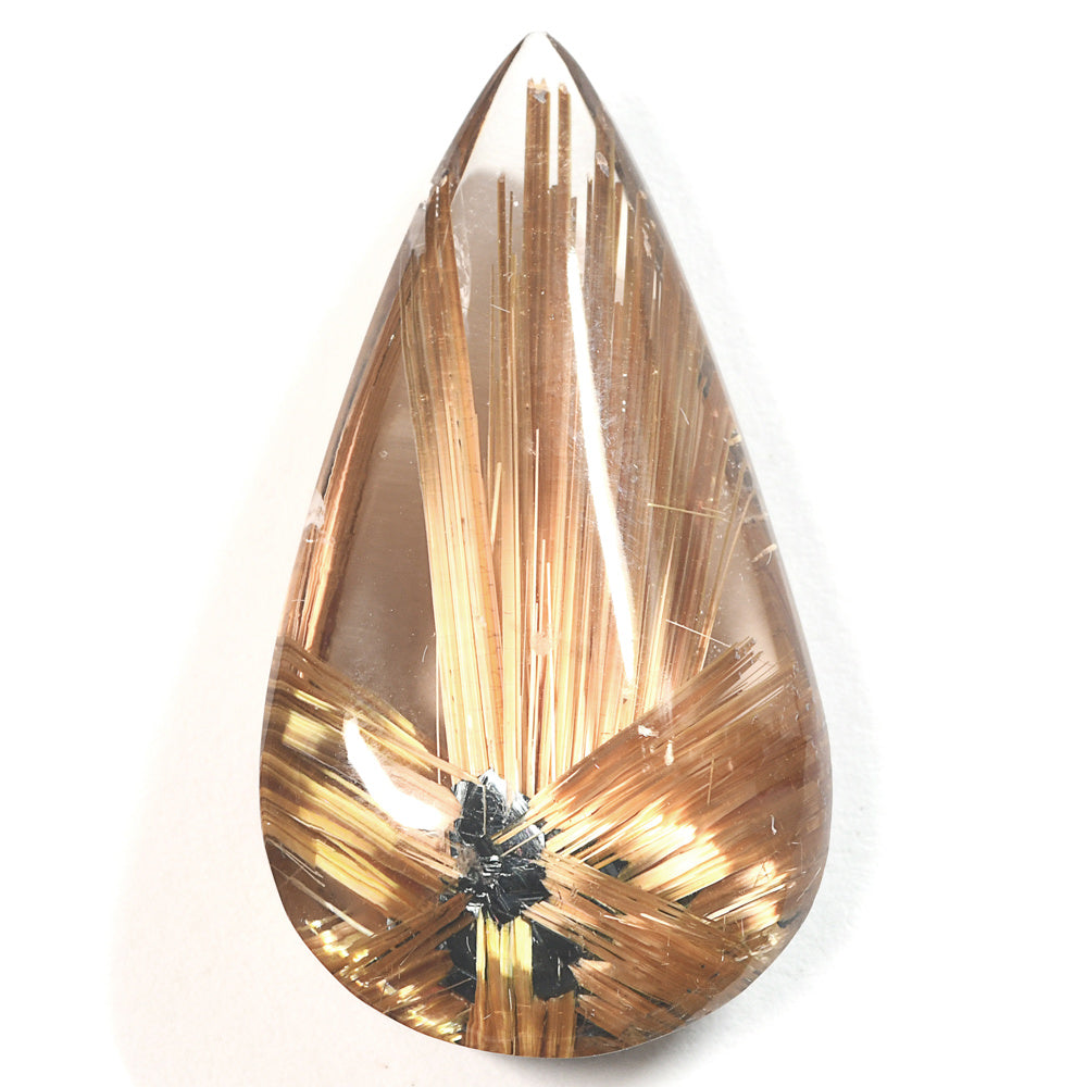 [限定販売] ブラジル産 太陽放射タイチンルチルクォーツ  ルース 29.088ct #SJ102
