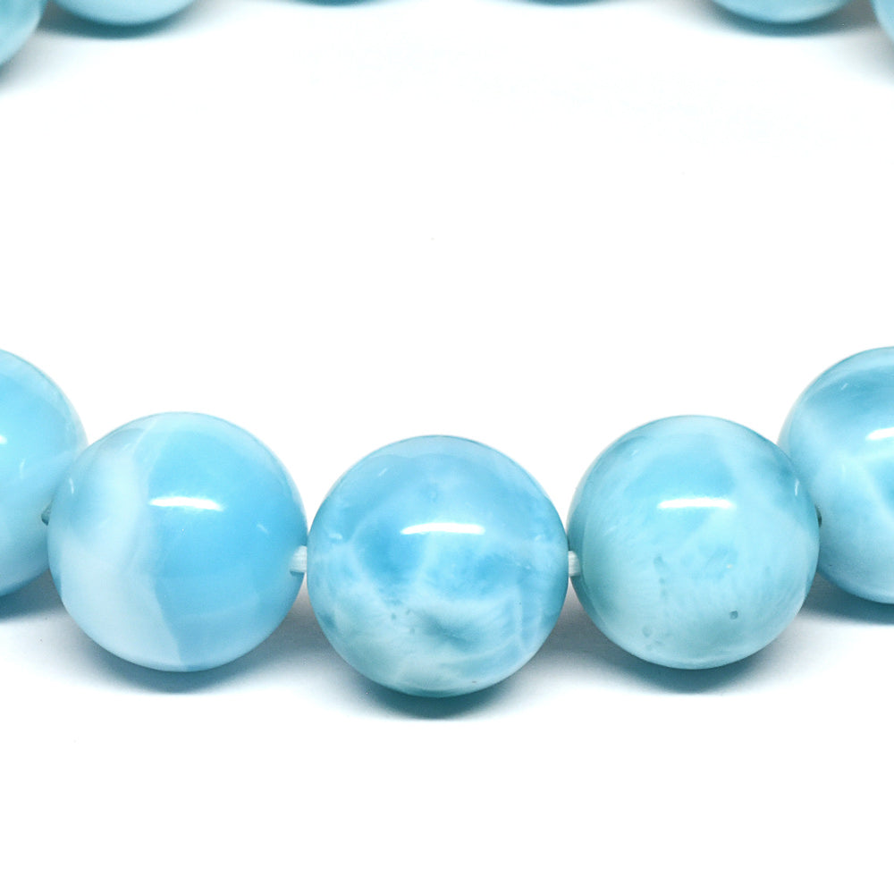 [限定販売] ラリマー ブレスレット 10.5mm #SJ504