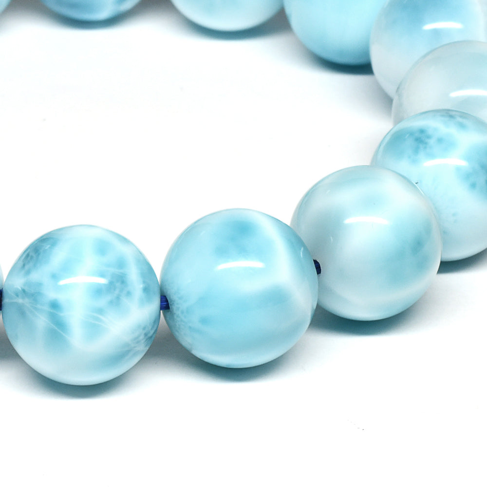 [限定販売] ラリマー ブレスレット 12-12.5mm #SJ505