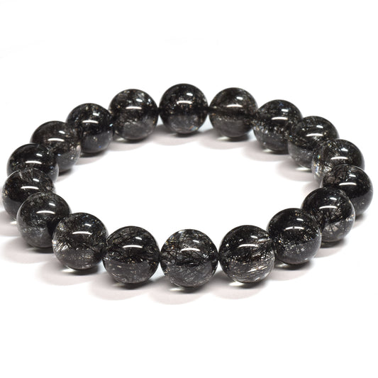 ブラックトルマリンインクォーツ ブレスレット 11.5-12mm #SK619