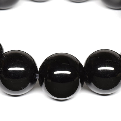 チベット産 モリオン ブレスレット 14mm #T3214