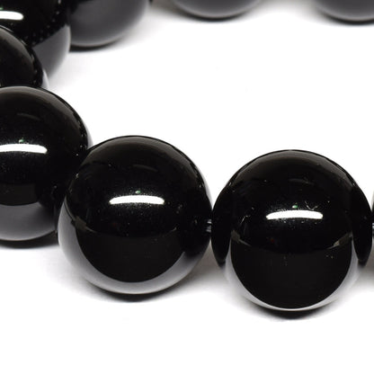 チベット産 モリオン ブレスレット 16mm #T3216