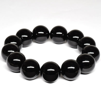 チベット産 モリオン ブレスレット 18mm #T3218