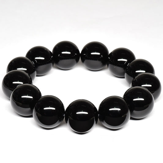 チベット産 モリオン ブレスレット 18mm #T3218