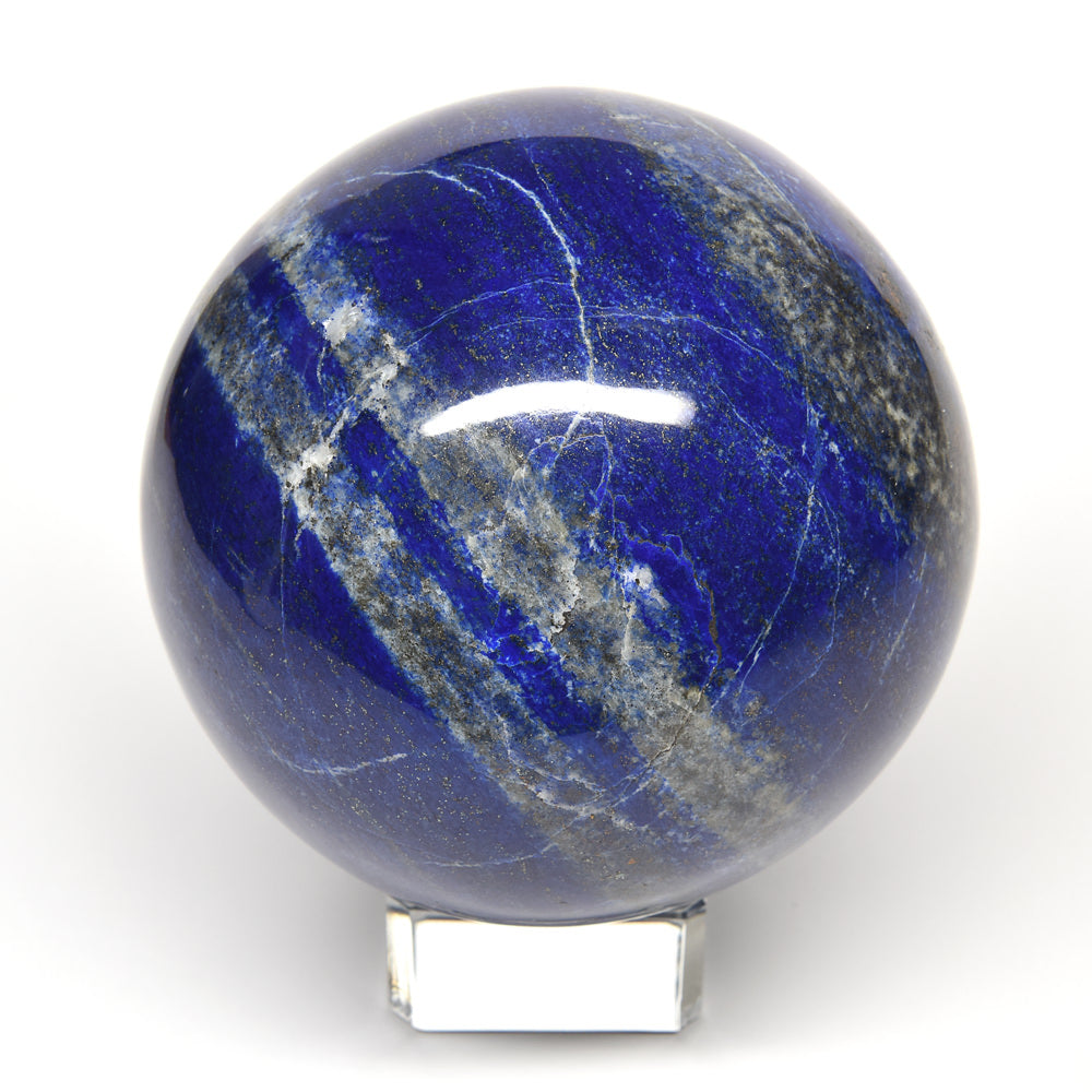 アフガニスタン産ラピスラズリ 丸玉 80mm #UC101