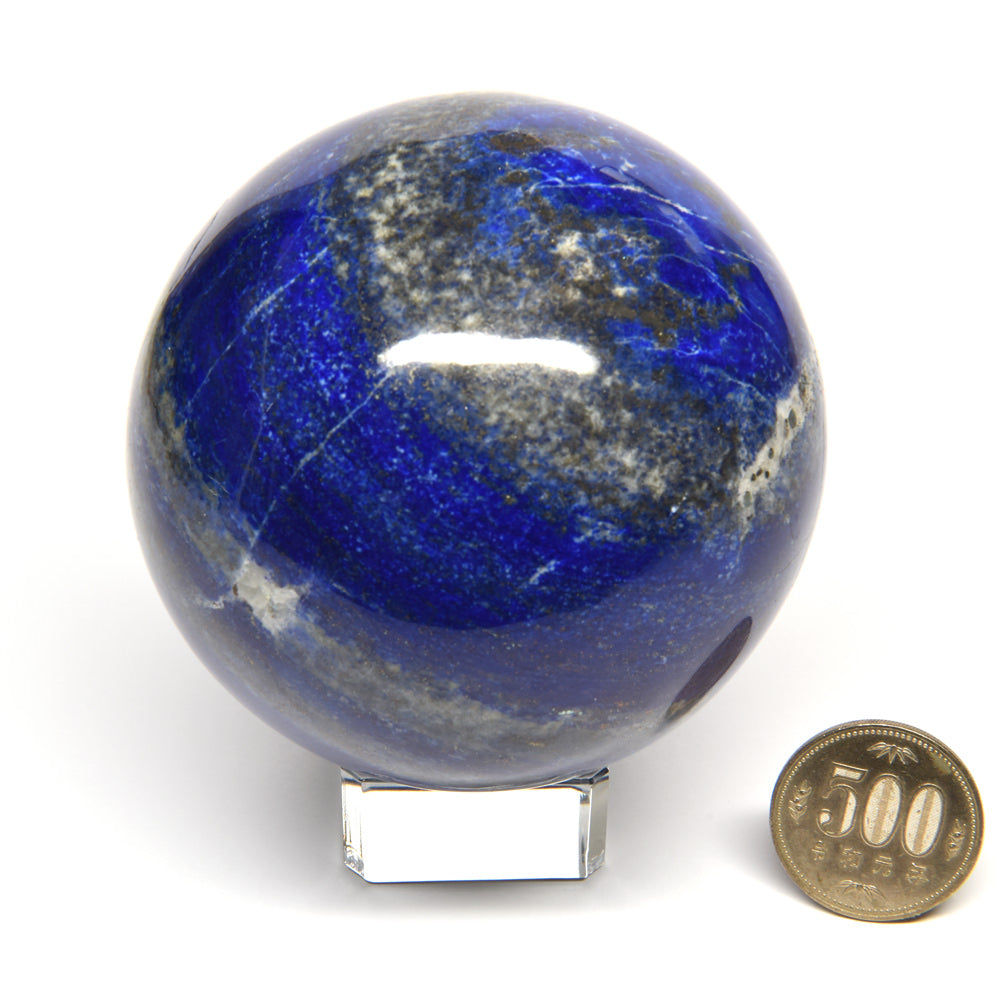アフガニスタン産ラピスラズリ 丸玉 80mm #UC101
