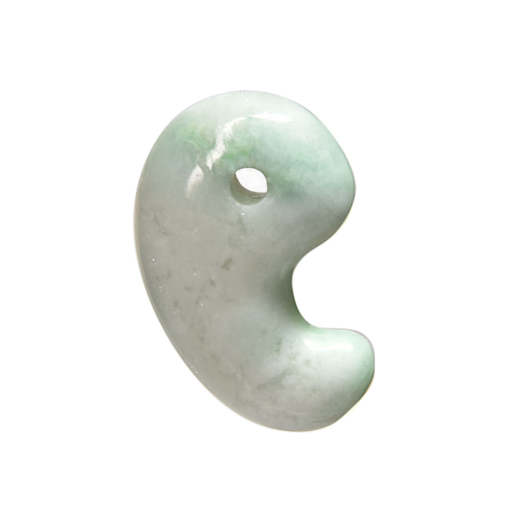 [鑑別付] 糸魚川翡翠 勾玉 30x20x10mm #UC110