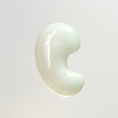 [鑑別付]新潟県産 糸魚川翡翠 勾玉 30mm #UC126