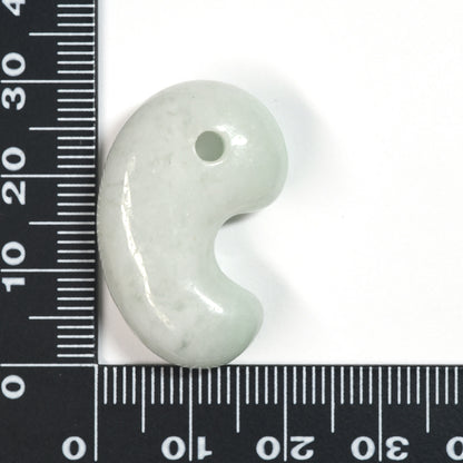 [鑑別付]新潟県産 糸魚川翡翠 勾玉 30mm #UC126