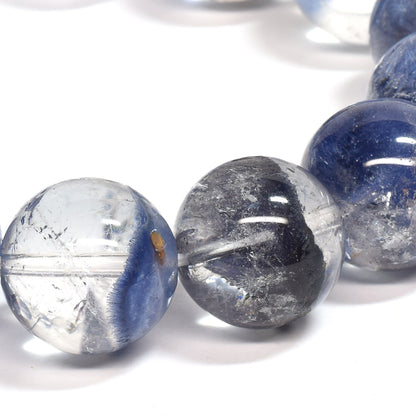 デュモルチェライトインクォーツ ブレスレット 15.5-16mm #UC187