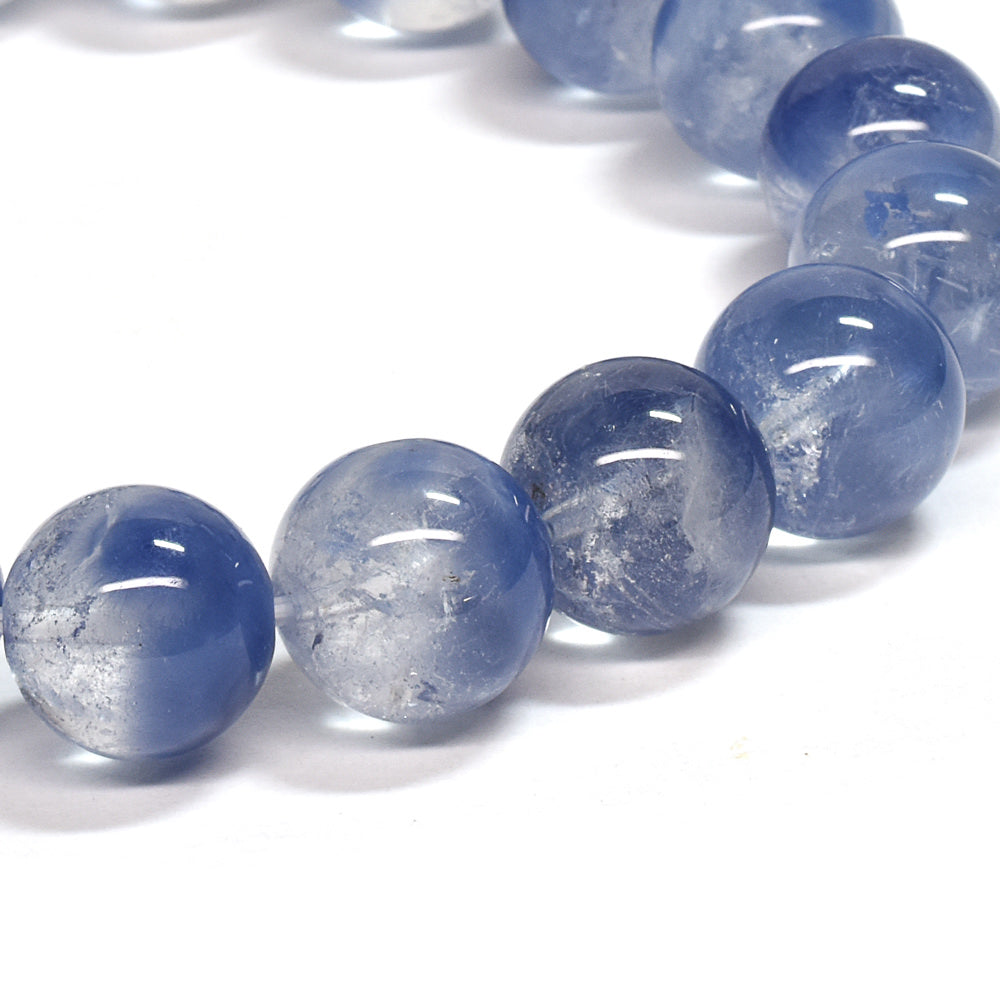 デュモルチェライトインクォーツ ブレスレット 10-10.5mm #UC188