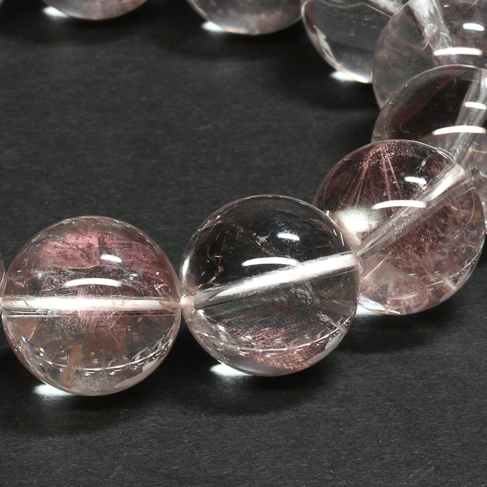 ピンクエンジェルラダークォーツ ブレスレット 18-18.5mm #UC343