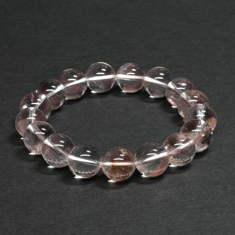 ピンクエンジェルラダークォーツ ブレスレット 12.5mm #UC344